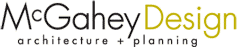 McGahey Design Architecture Planning Logo